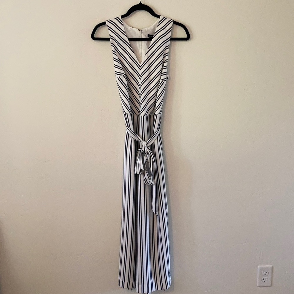 Black and white jumpsuit